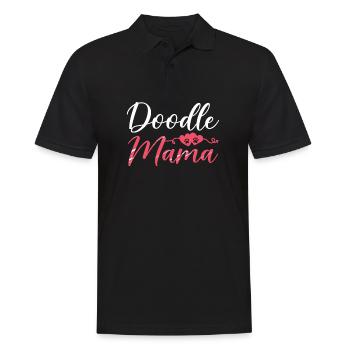 Women Doodle Mama Labradoodle Goldendoodle - Men's Polo Shirt - black - Front - Kai (181cm)