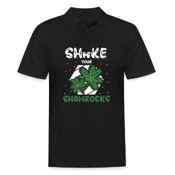 Drôle de Saint Patrick irlandais Shake Your - Polo Homme - noir - Devant - Kai (181cm)