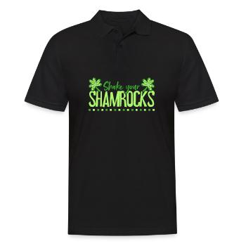 Drôle de Saint Patrick irlandais Shake Your - Polo Homme - noir - Devant - Kai (181cm)