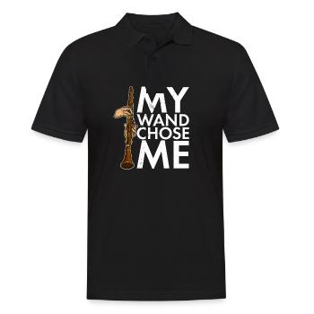 Clarinet Instrument Clarinetist Musicians - Männer Poloshirt - Schwarz - Vorne - Kai (181cm)
