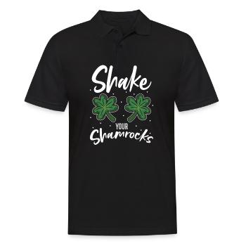 Drôle de Saint Patrick irlandais Shake Your - Polo Homme - noir - Devant - Kai (181cm)