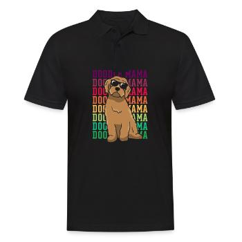 Women Doodle Mama Labradoodle Goldendoodle - Men's Polo Shirt - black - Front - Kai (181cm)