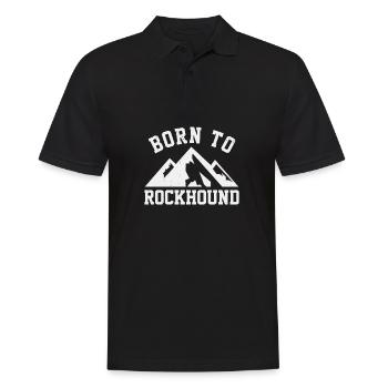 Né de Rockhound minerais collectant des minéraux et - Polo Homme - noir - Devant - Kai (181cm)