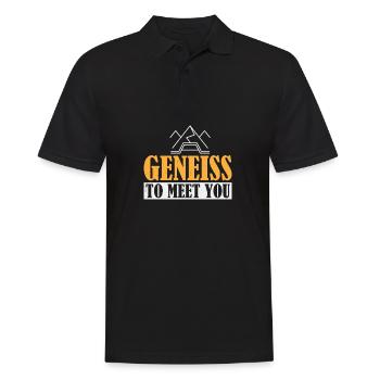 Plaisir pour vous aider à collecter des minéraux et - Polo Homme - noir - Devant - Kai (181cm)