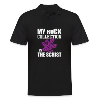 My rock collection is the - Men's Polo Shirt - black - Front - Kai (181cm)