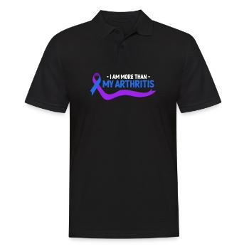 Je suis plus qu’une simple conscience de l’arthrite - Polo Homme - noir - Devant - Kai (181cm)