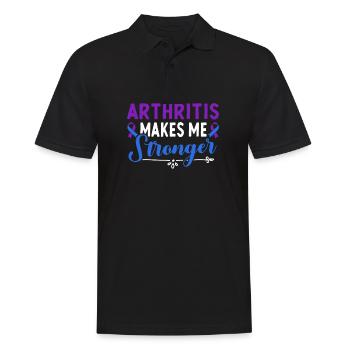 L’arthrite me rend plus conscient de - Polo Homme - noir - Devant - Kai (181cm)