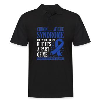 Chronic fatigue syndrome defines me - Men's Polo Shirt - black - Front - Kai (181cm)