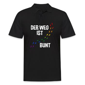 Schullehrer Lehrer - Männer Poloshirt - Schwarz - Vorne - Kai (181cm)