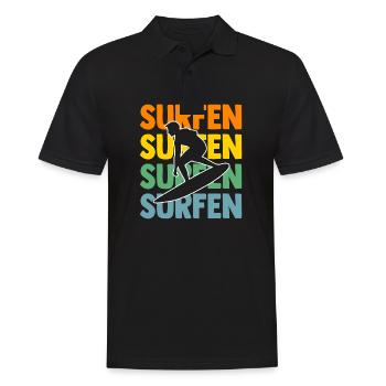 Schullehrerin Lehrerin - Männer Poloshirt - Schwarz - Vorne - Kai (181cm)