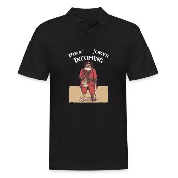 Lustiges Amputation und Beinprothesen - Männer Poloshirt - Schwarz - Vorne - Kai (181cm)