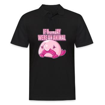 Costume de Blobfish - Visage de poisson Blob laid - - Polo Homme - noir - Devant - Kai (181cm)