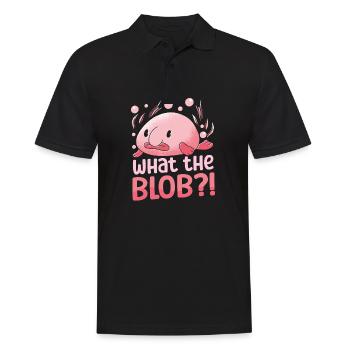 Costume de Blobfish - Visage de poisson Blob laid - - Polo Homme - noir - Devant - Kai (181cm)