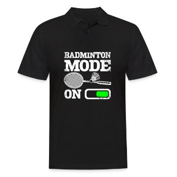 Mode Badminton sportif activé - Polo Homme - noir - Devant - Kai (181cm)
