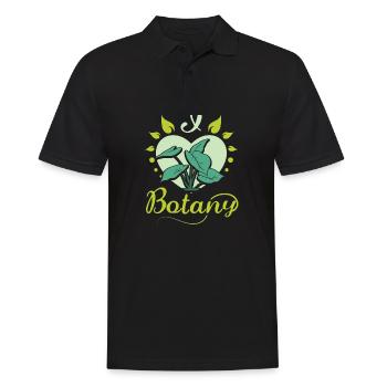 Horticulturist Botanist I love Botany - Männer Poloshirt - Schwarz - Vorne - Kai (181cm)