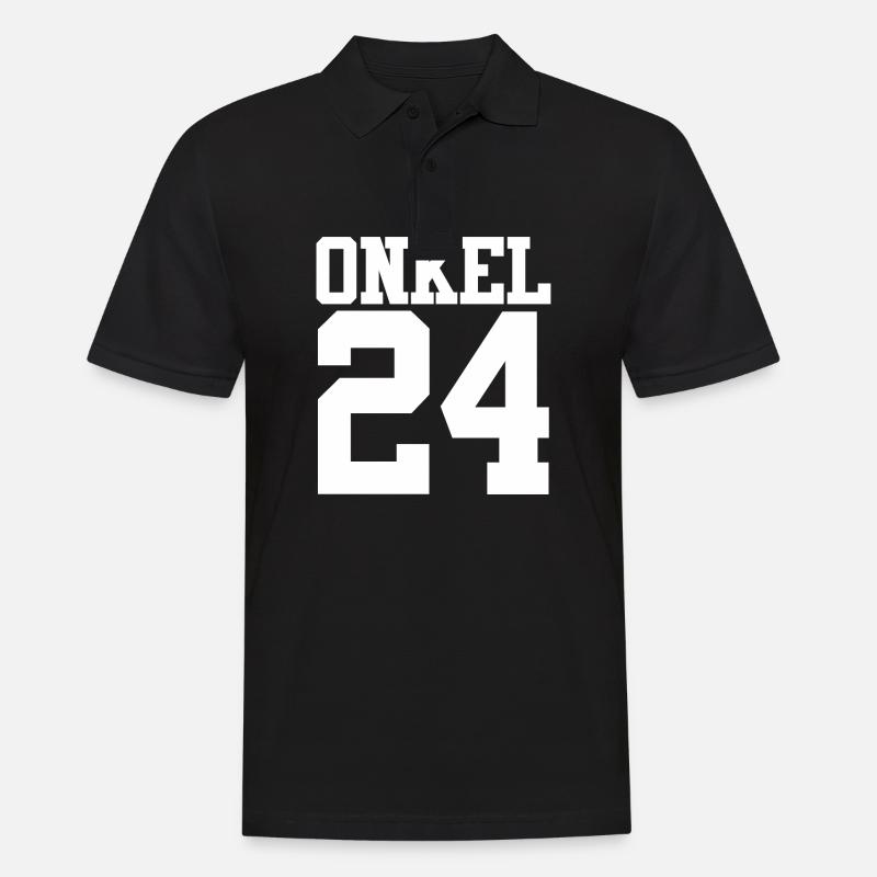 Werdender Onkel 2032 - Männer Poloshirt - Schwarz