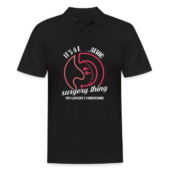 It's a bariatric surgery thing you won't - Männer Poloshirt - Schwarz - Vorne - Kai (181cm)