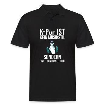 Korea Musik Kpop - Männer Poloshirt - Schwarz - Vorne - Kai (181cm)