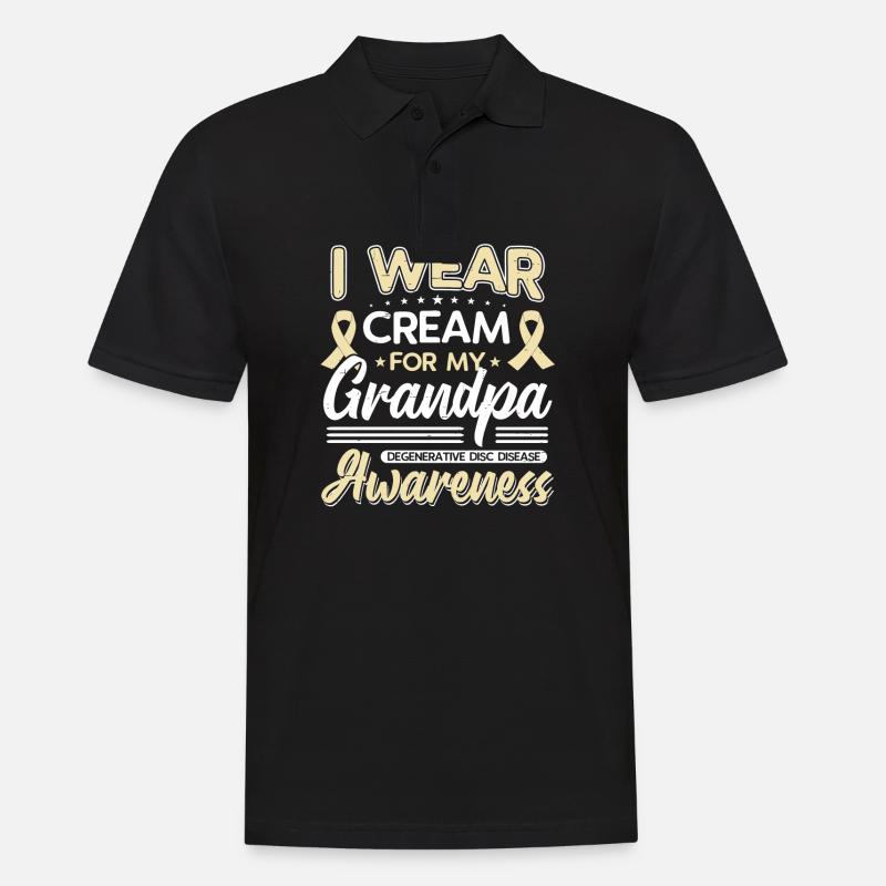 Degenerative Bandscheibenerkrankung Ninja Ich - Männer Poloshirt - Schwarz