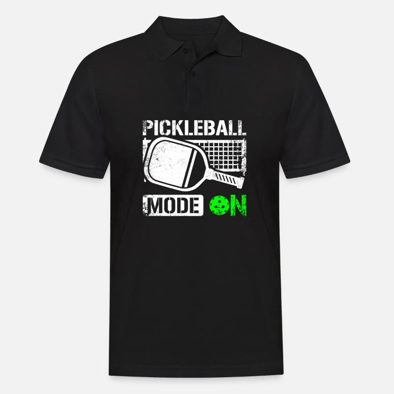 Mode pickleball activé - Polo Homme - noir