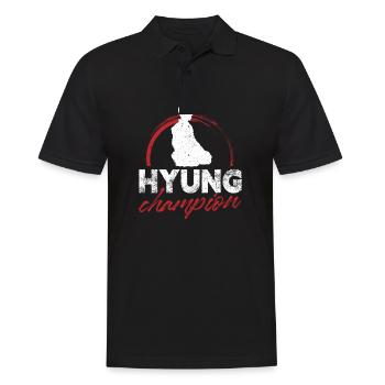 hyung champion Design for a tang so do fan - Men's Polo Shirt - black - Front - Kai (181cm)