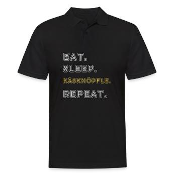 Käsknöpfle dialecte du Vorarlberg - Polo Homme - noir - Devant - Kai (181cm)