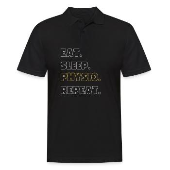 Physiothérapie - Polo Homme - noir - Devant - Kai (181cm)