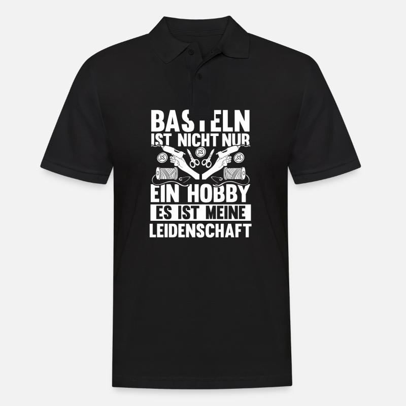 Bastler Basteln - Männer Poloshirt - Schwarz