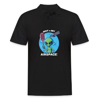 Alien Green Fly Swatter Satellite Defense - Polo Homme - noir - Devant - Kai (181cm)