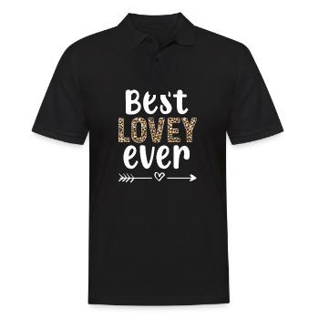 Beste Lovey Lovey Großmutter Wertschätzung Lovey - Männer Poloshirt - Schwarz - Vorne - Kai (181cm)