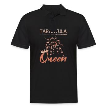 Girl Tarantula Queen - Men's Polo Shirt - black - Front - Kai (181cm)