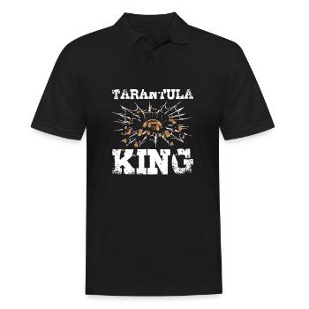 Boy Tarantula King - Men's Polo Shirt - black - Front - Kai (181cm)