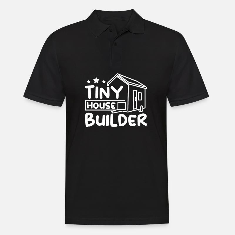 Constructeur de tiny house - Polo Homme - noir