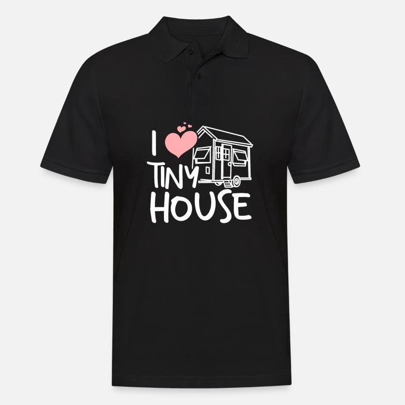 Tiny house builder - Men's Polo Shirt - black