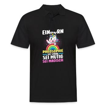 Licorne - Polo Homme - noir - Devant - Kai (181cm)