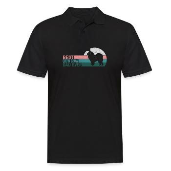 Meilleur Chow Chow Dad Ever Chien Chow Chow rétro - Polo Homme - noir - Devant - Kai (181cm)