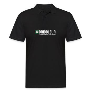 Dribbler - For the kings of dribbling in football - Men's Polo Shirt - black - Front - Kai (181cm)