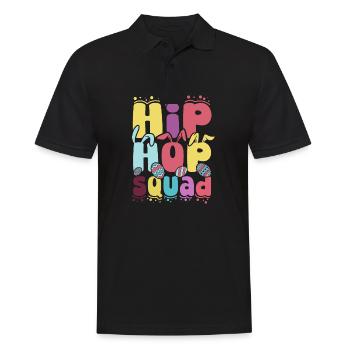 Easter Hip Hop squad Easter Day - Men's Polo Shirt - black - Front - Kai (181cm)