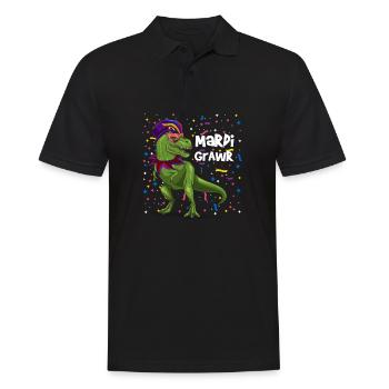 Mardi Grawr Mardi Gras - Polo Homme - noir - Devant - Kai (181cm)