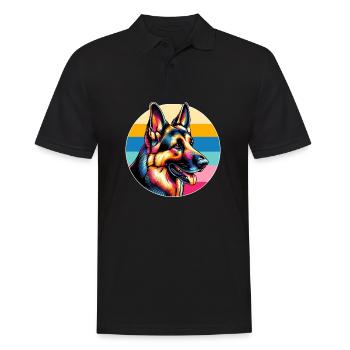 Sheepdog - Men's Polo Shirt - black - Front - Kai (181cm)