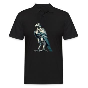Falcon Robot, Robofalcon, Robot Falcon - Men's Polo Shirt - black - Front - Kai (181cm)