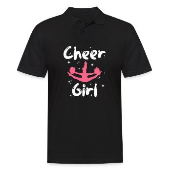 Conception de pom-pom girl amusante pour pom-pom girl - Polo Homme - noir - Devant - Kai (181cm)