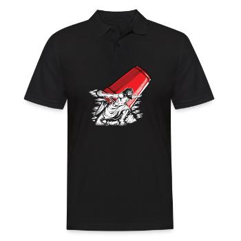 Empilage de gobelets Speed Stacker - Polo Homme - noir - Devant - Kai (181cm)
