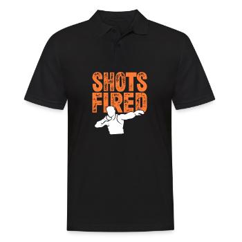 Shots fired Shot put - Men's Polo Shirt - black - Front - Kai (181cm)