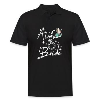 Hawaii Wedding Bride Bridesmaid Aloha bride - Männer Poloshirt - Schwarz - Vorne - Kai (181cm)