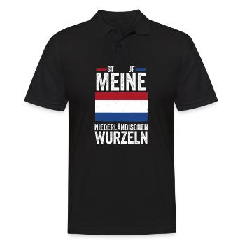 Pays-Bas Pays-Bas Pays-Bas - Polo Homme - noir - Devant - Kai (181cm)