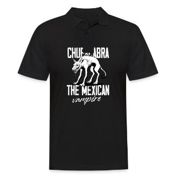 Chupacabra The Mexican Vampire Cryptid Monster - Männer Poloshirt - Schwarz - Vorne - Kai (181cm)