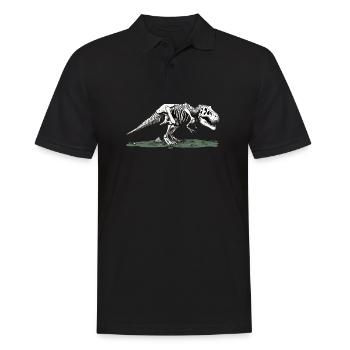 The Humor of Paleontology Dinosaurs - Men's Polo Shirt - black - Front - Kai (181cm)
