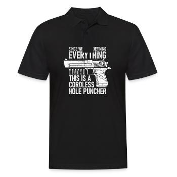 We're Redefining Everything This Is A Cordless - Männer Poloshirt - Schwarz - Vorne - Kai (181cm)