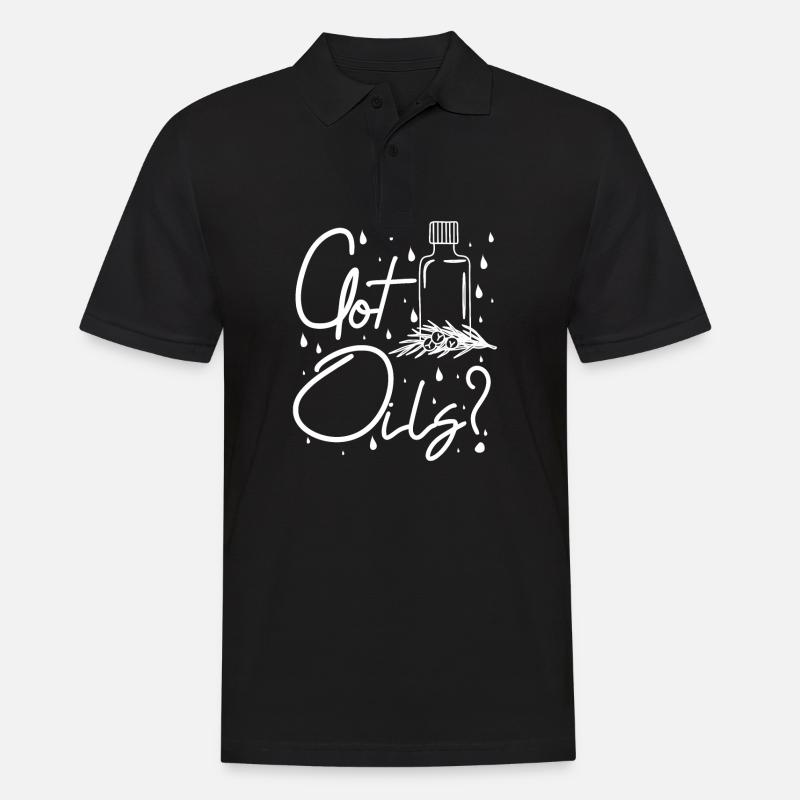 Got Essential oils? - Männer Poloshirt - Schwarz